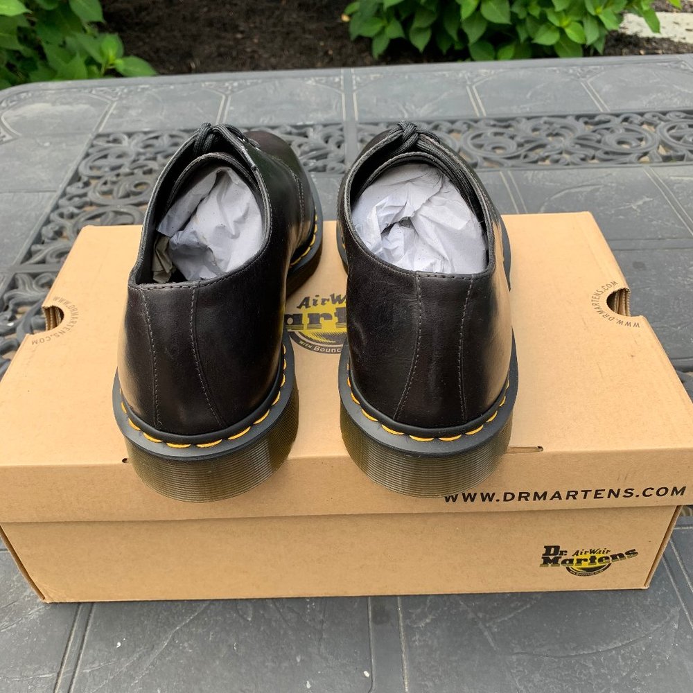 DR. MARTENS GUNMETAL ORLEANS WP LEATHER OXFORD - Picture 11 of 12